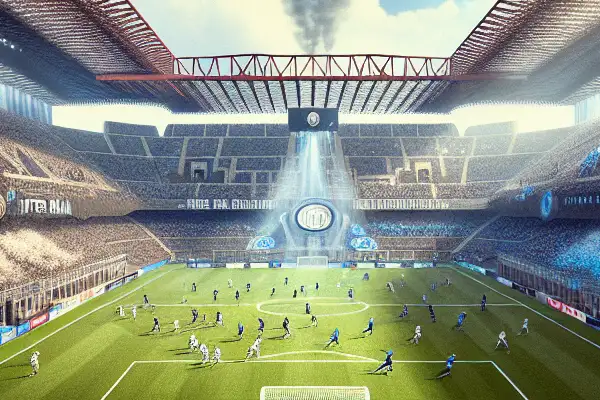 Inter Milan's rich history and vibrant future at San Siro, with passionate fans and thrilling match action.