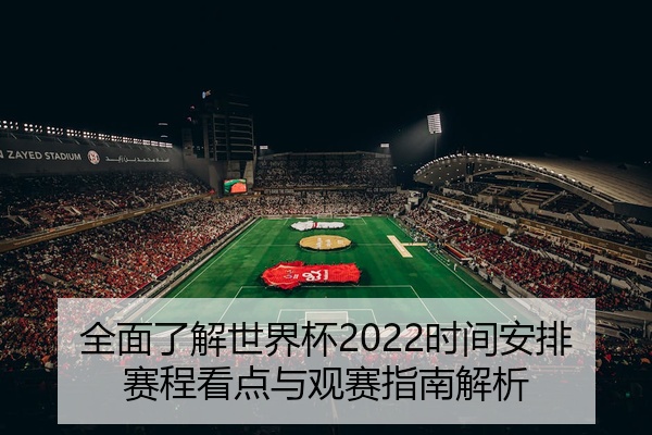 全面了解世界杯2022时间安排赛程看点与观赛指南解析