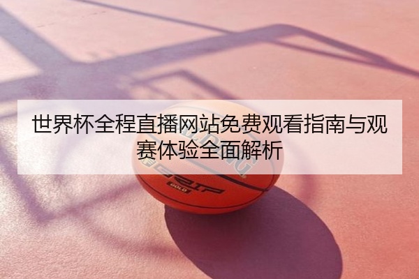 世界杯全程直播网站免费观看指南与观赛体验全面解析